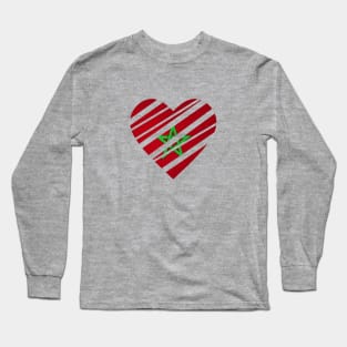 Morocco Heart Long Sleeve T-Shirt